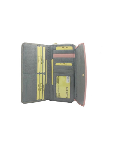 Portfel damski Mato Grosso szary różowy 0635 RFID