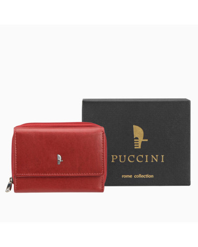 Portfel damski PUCCINI ROME CR1936-3 czerwony