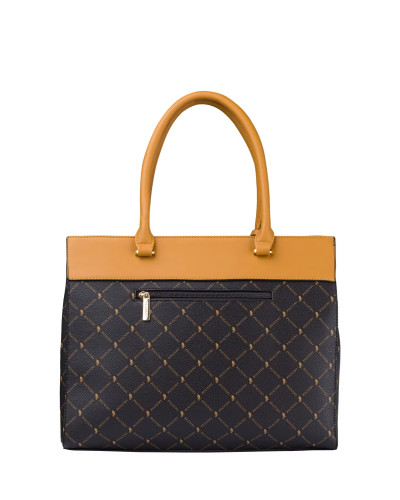 Torebka damska PUCCINI MONOGRAM BLXP0040 2 brązowa