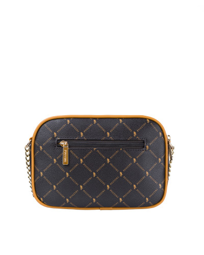 Torebka damska Puccini MONOGRAM BLXP0012 2 brąz